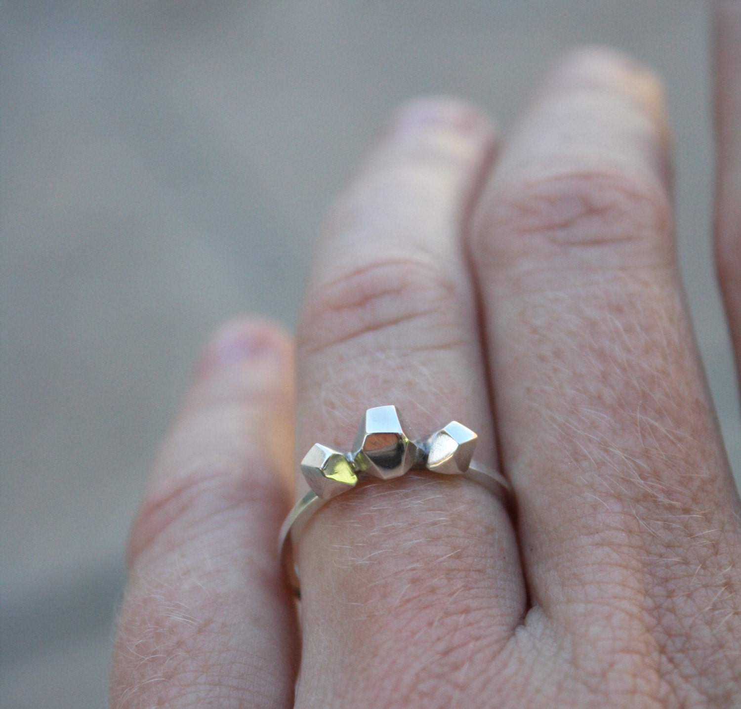 Faceted rock ring - Image 6