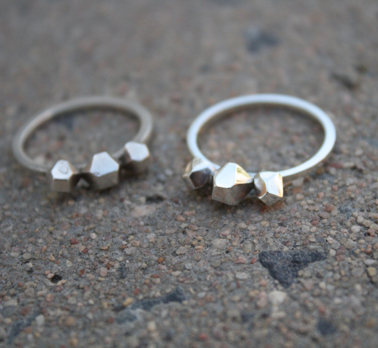 Faceted rock ring - Image 8