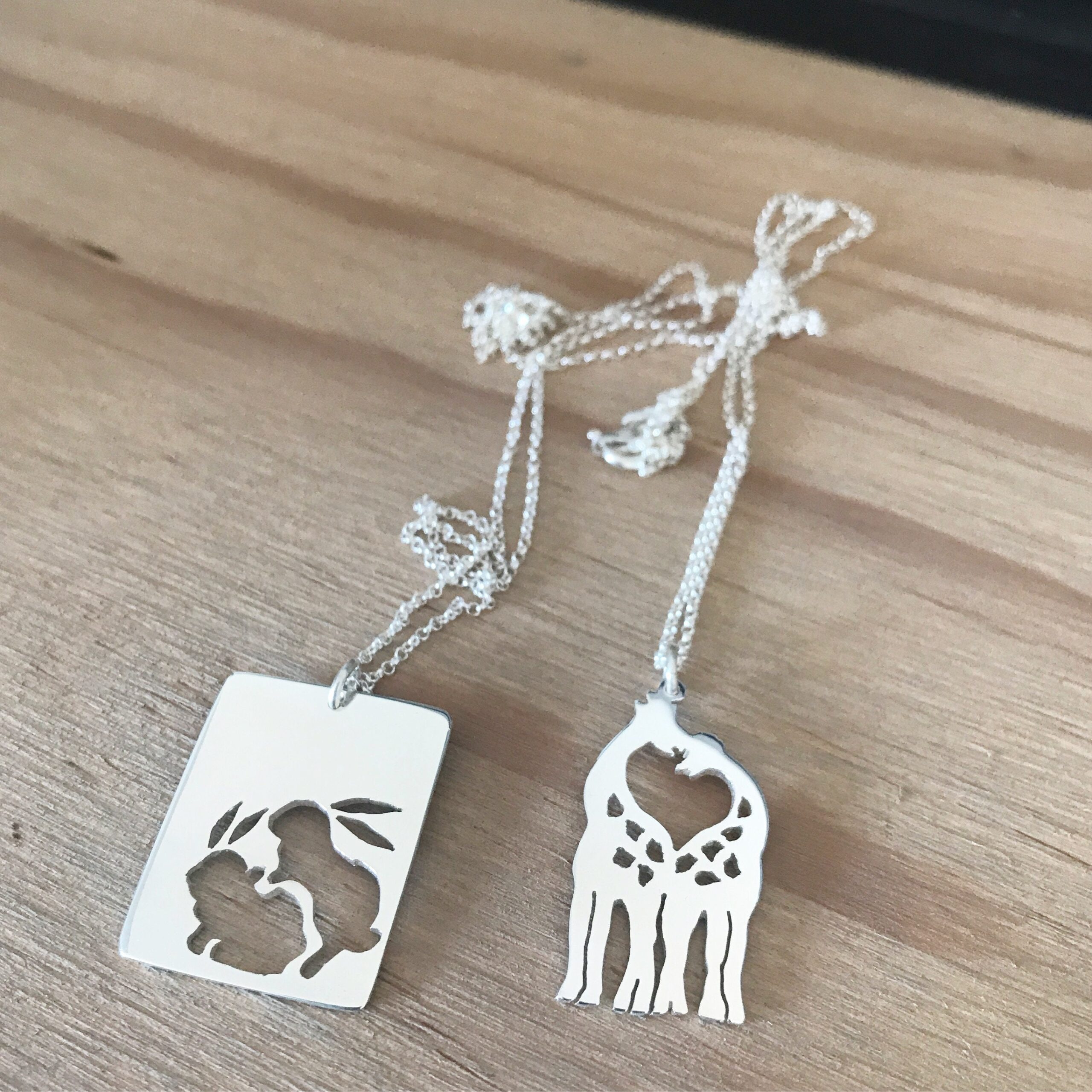 Bad mannered bunnies necklace - Image 8