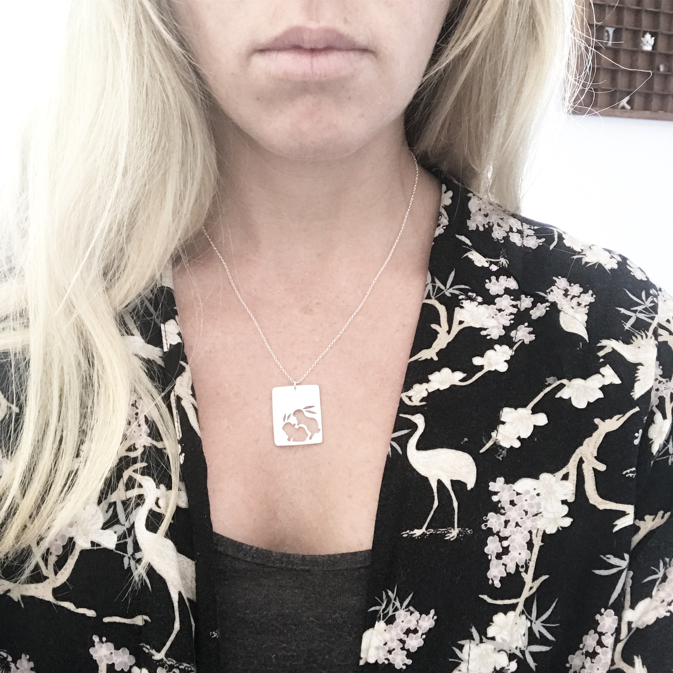 Bad mannered bunnies necklace - Image 9