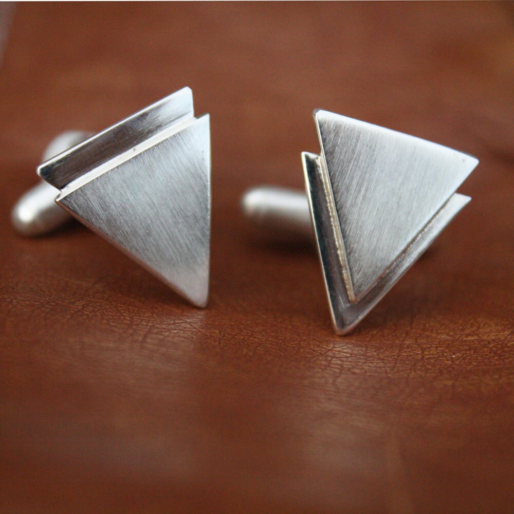 Chevron cufflinks - Image 2