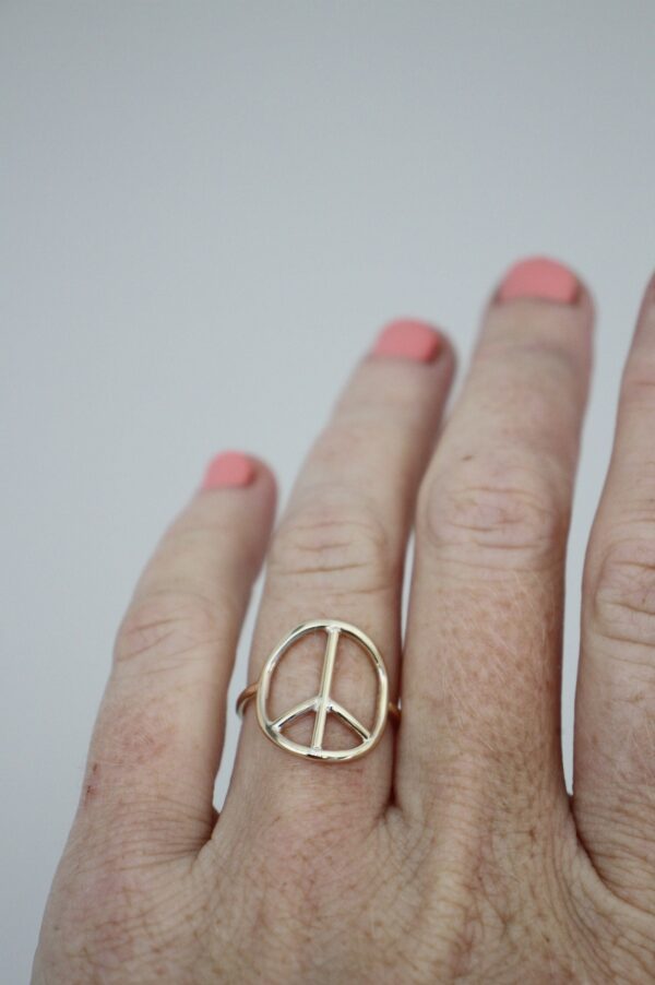Peace ring - gold
