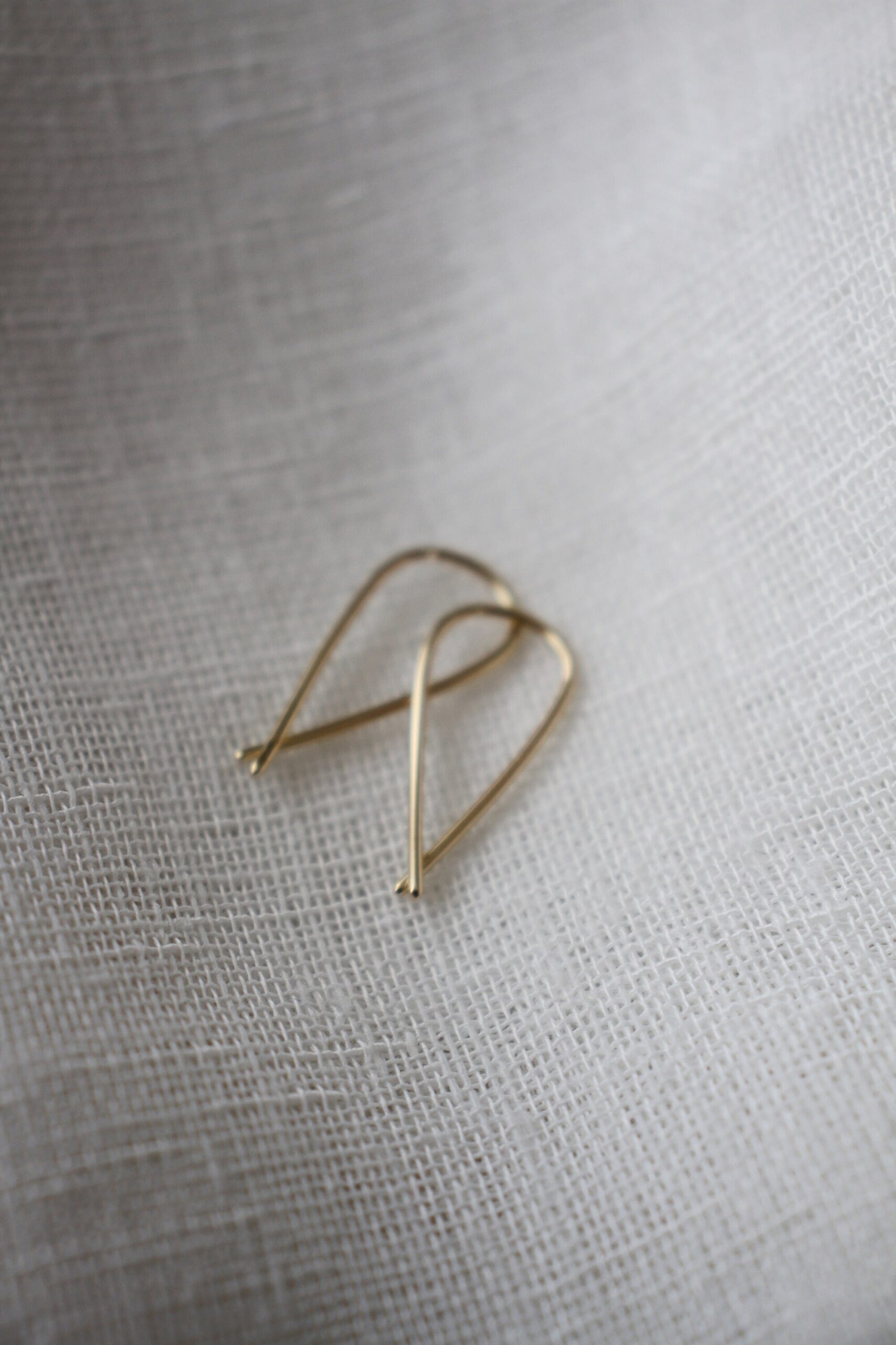Arc earrings - gold - Image 5