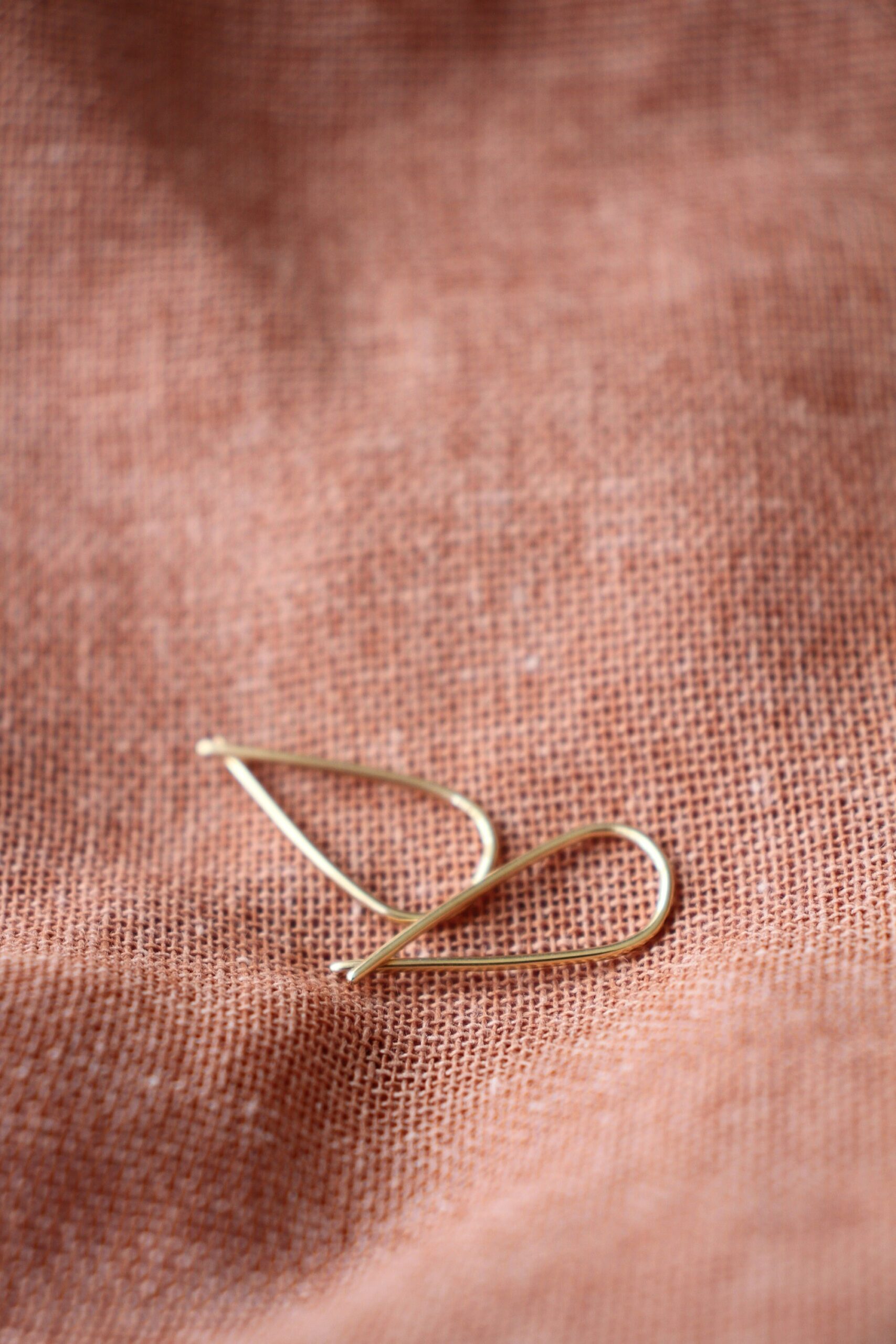 Arc earrings - gold - Image 7