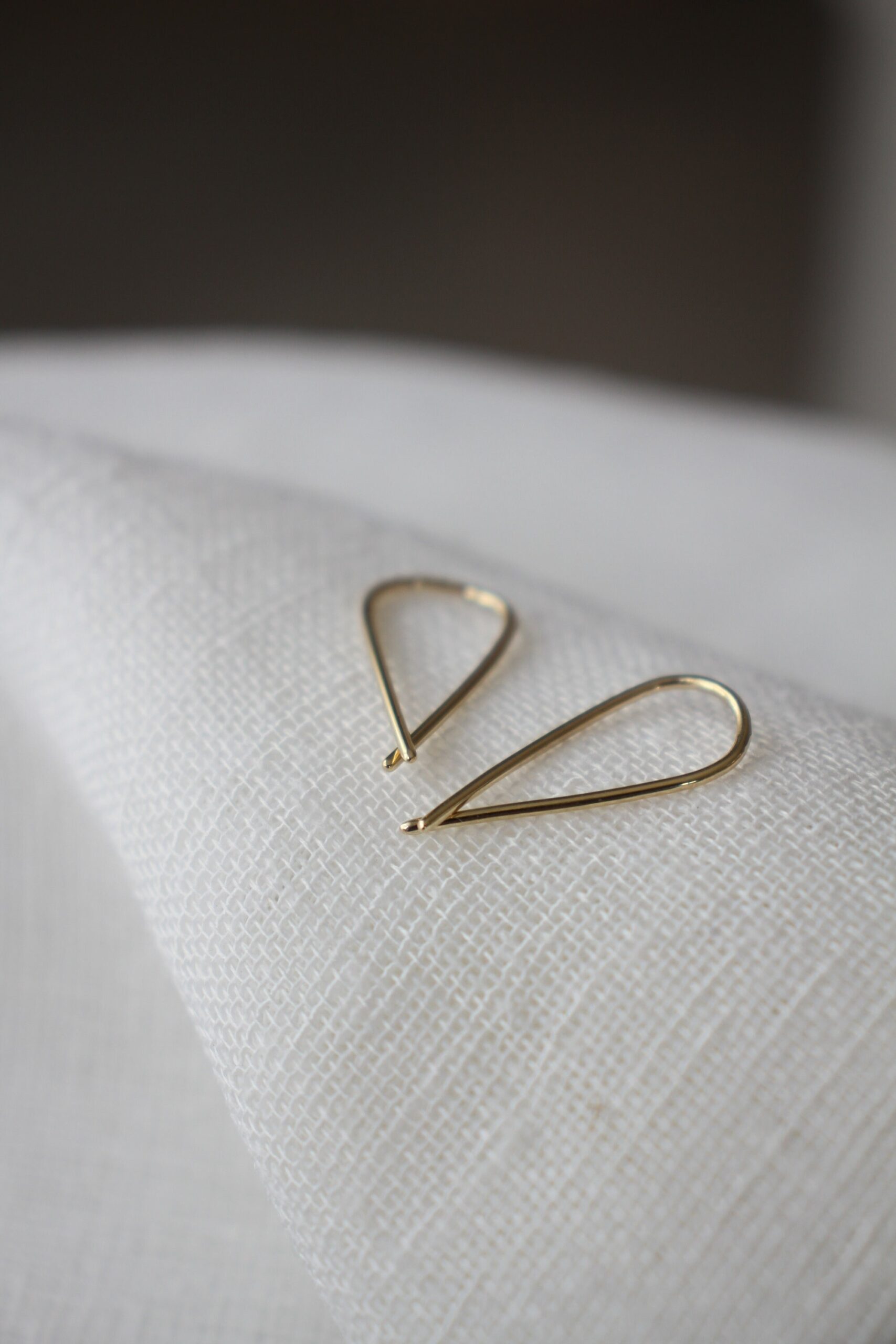Arc earrings - gold - Image 2
