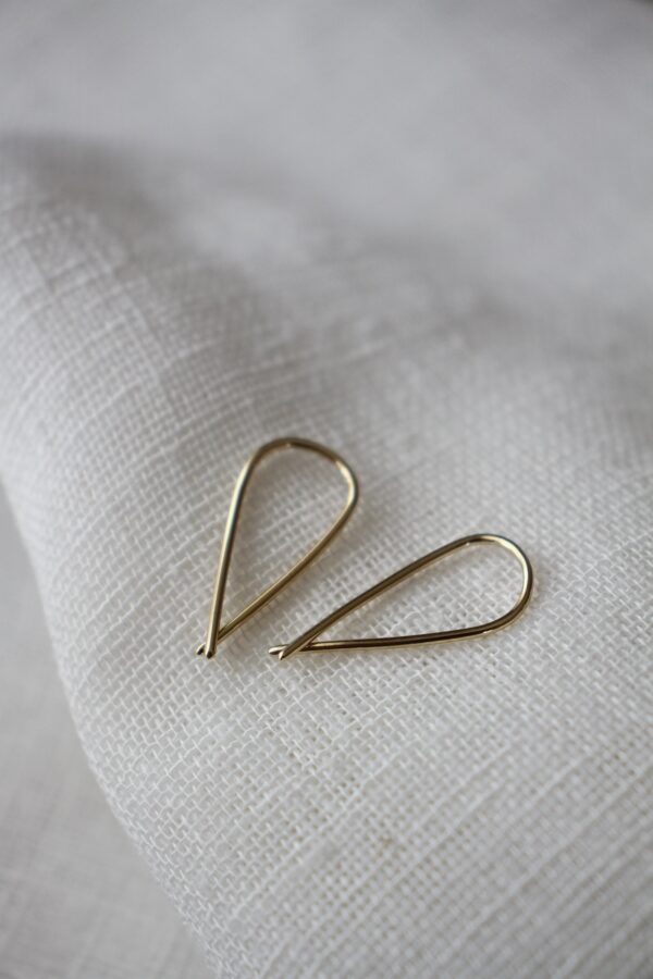 Arc earrings - gold