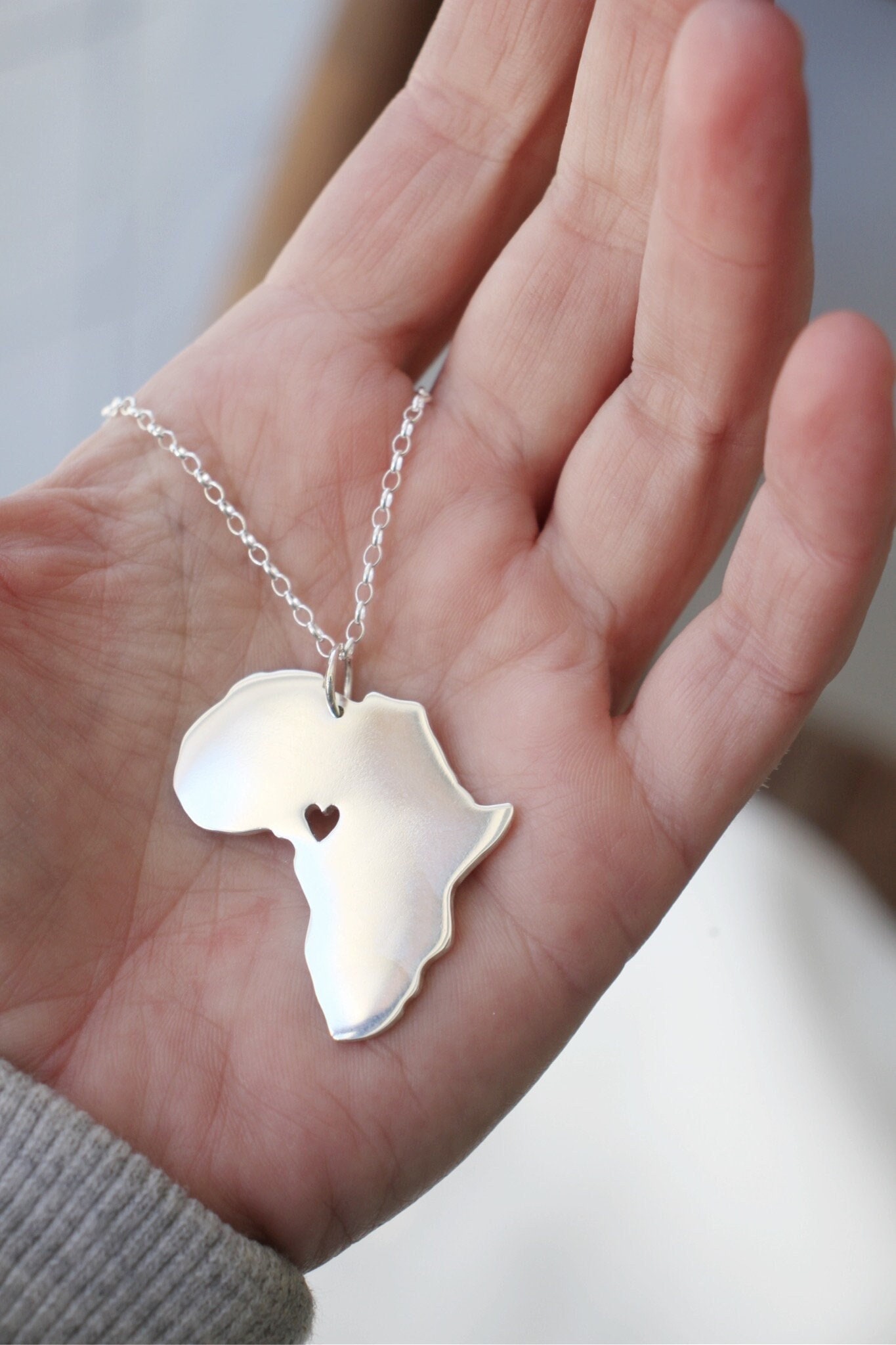 Africa necklace - extra chunky 40mm x 2mm