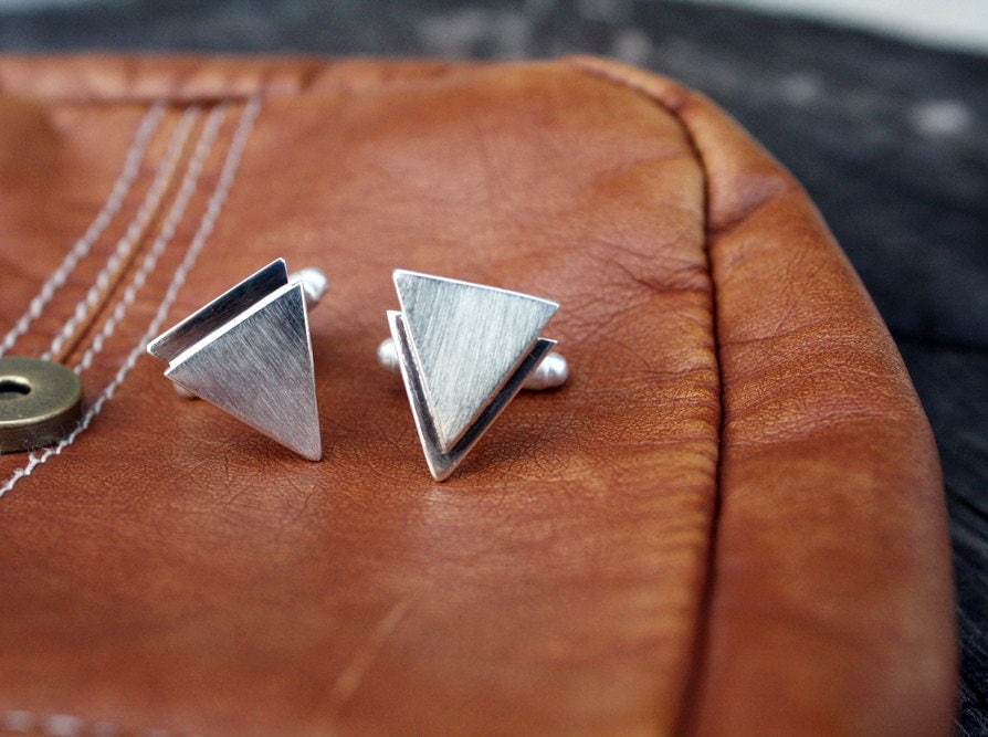 Chevron cufflinks