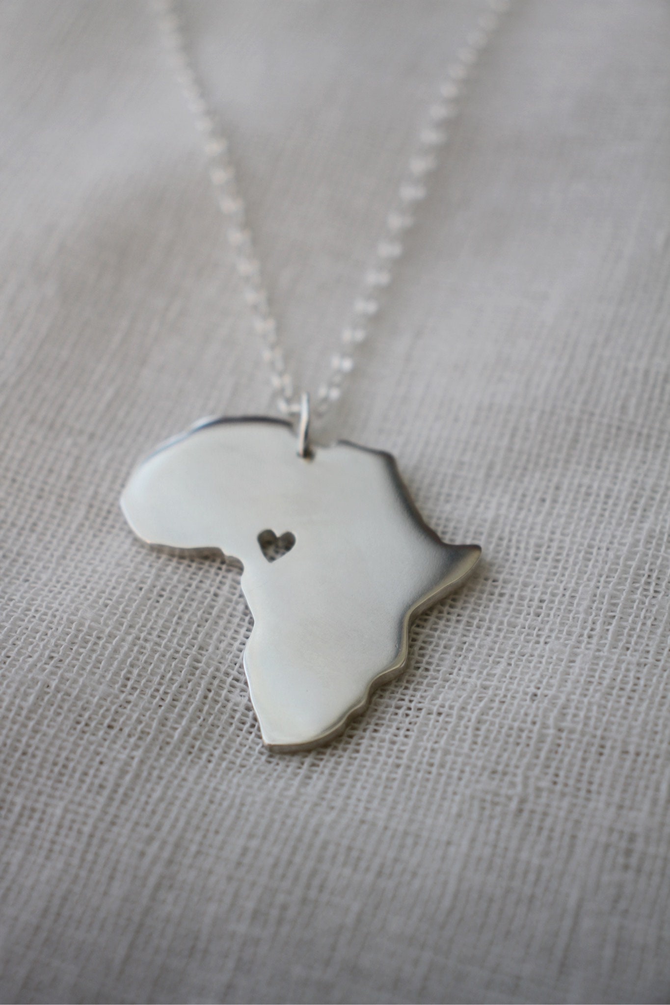 Africa necklace - extra chunky 40mm x 2mm - Image 4