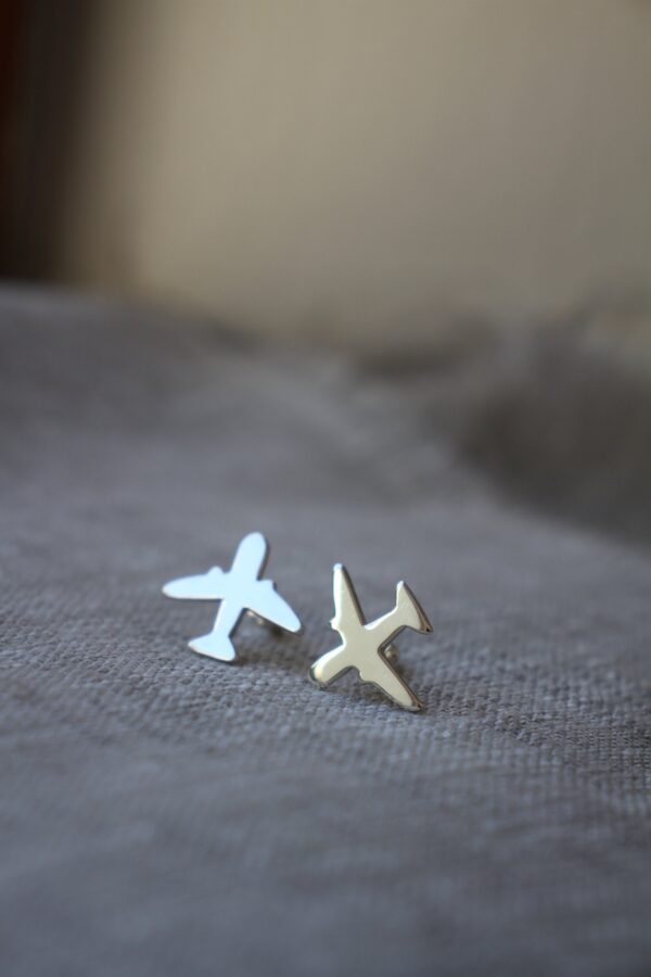 Airplane earrings