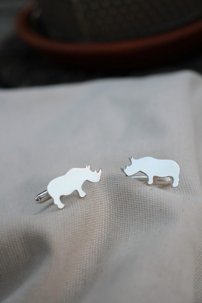 Rhino cufflinks