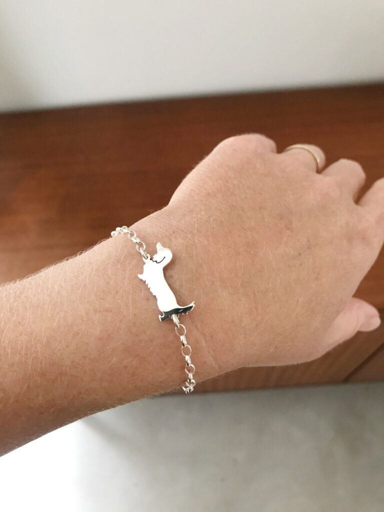 Dachshund bracelet - long haired