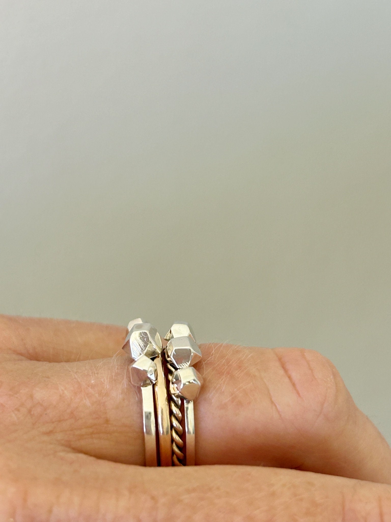 Faceted rock ring - Image 3