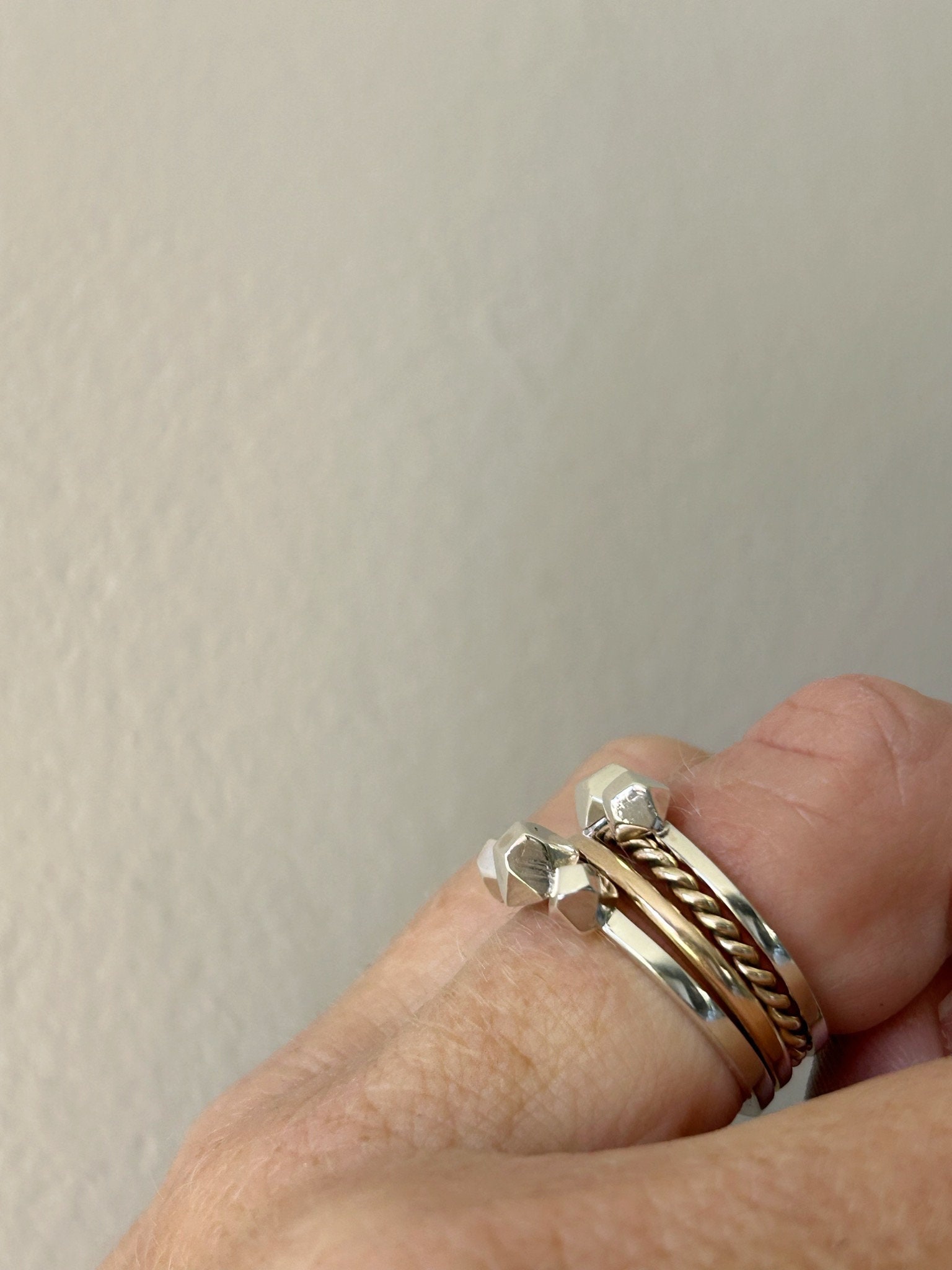 Faceted rock ring - Image 9