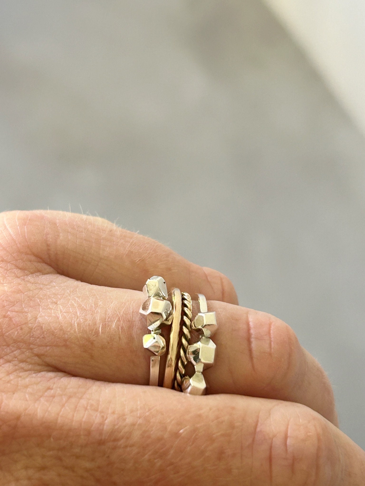 Faceted rock ring - Image 2