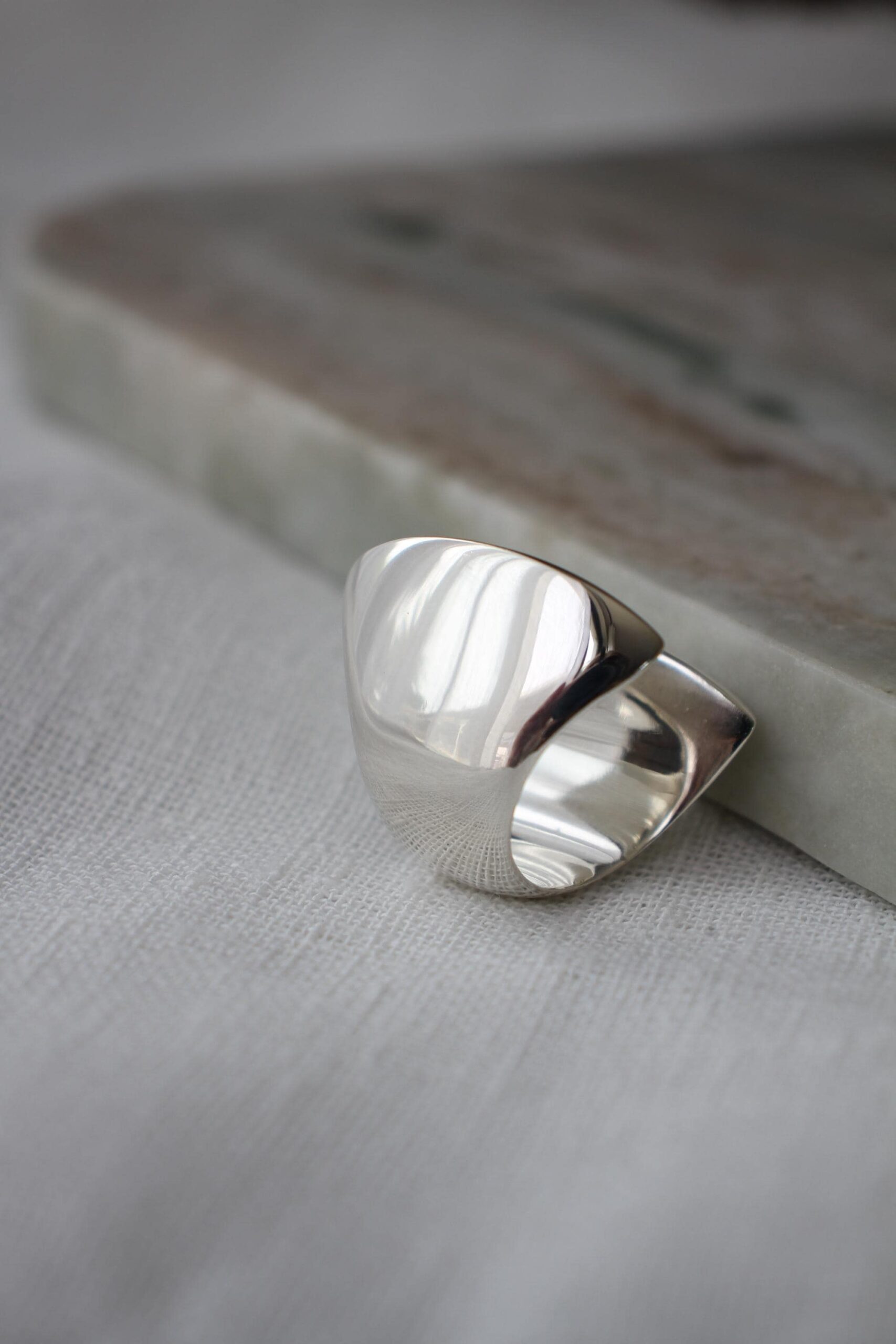 Clam ring - silver - Image 6
