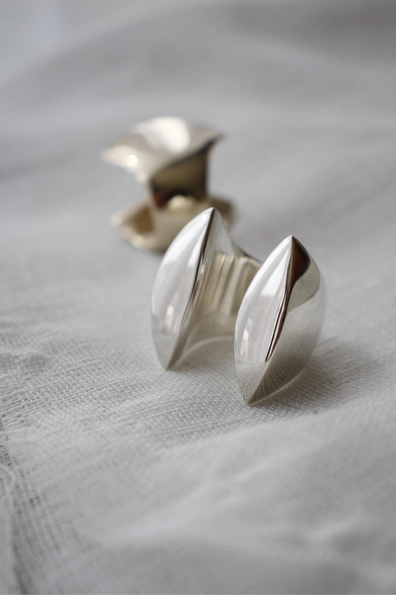 Clam ring - silver - Image 3
