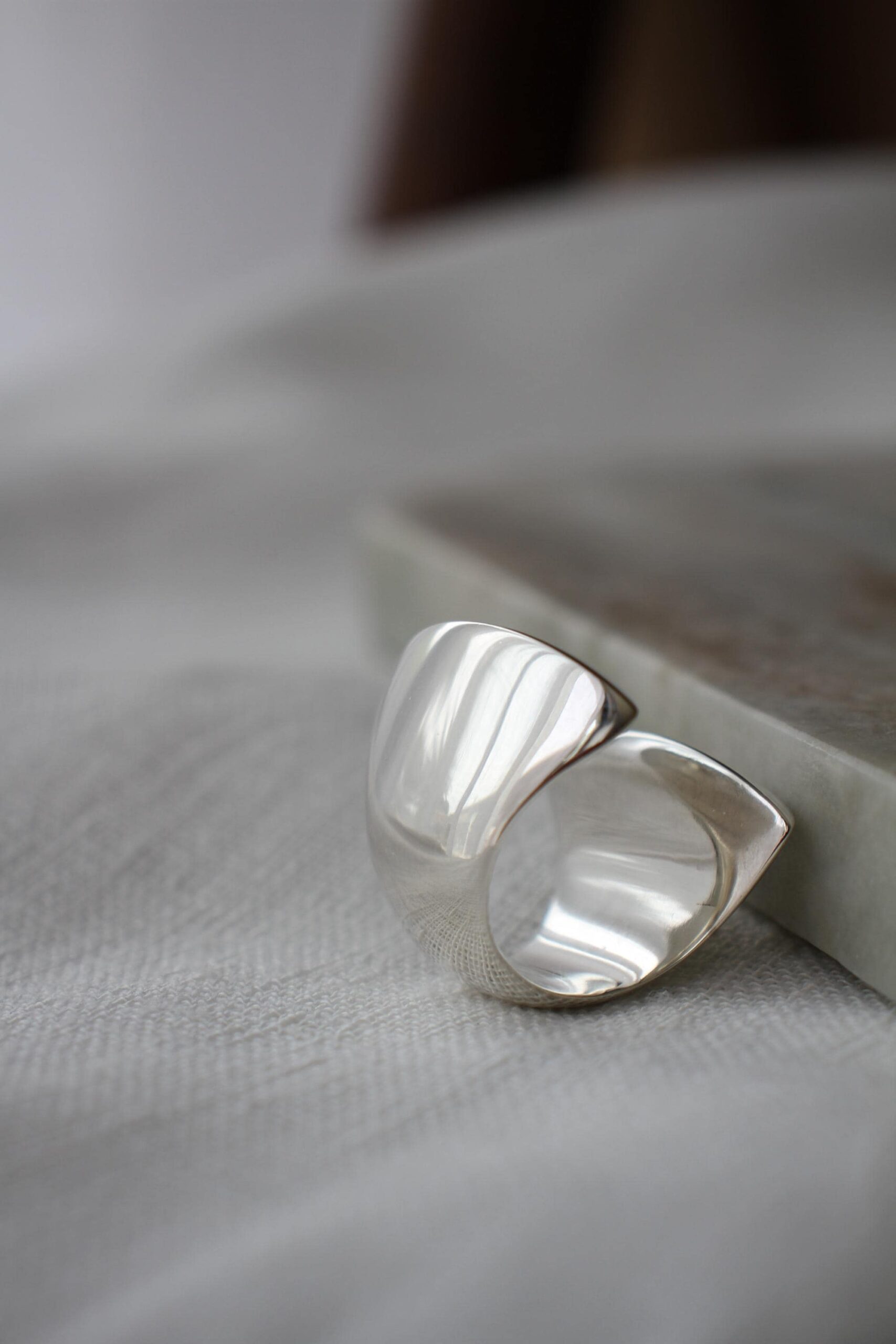 Clam ring - silver - Image 8