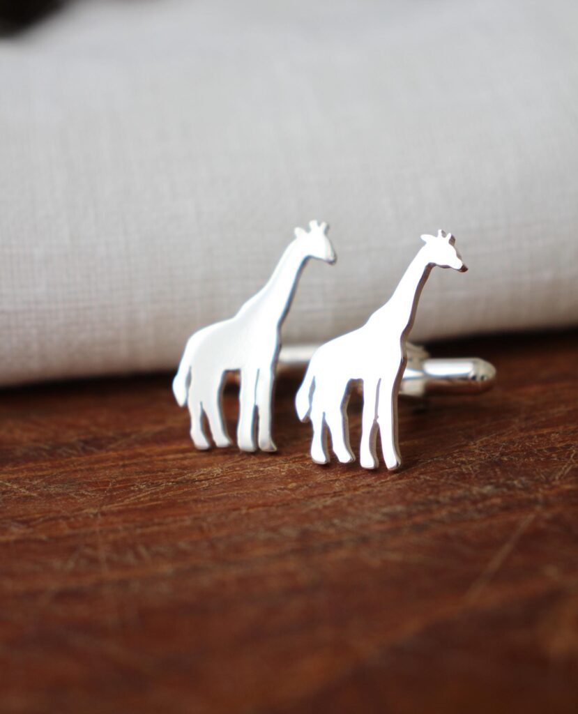 Giraffe cufflinks