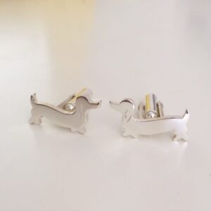 Dachshund cufflinks