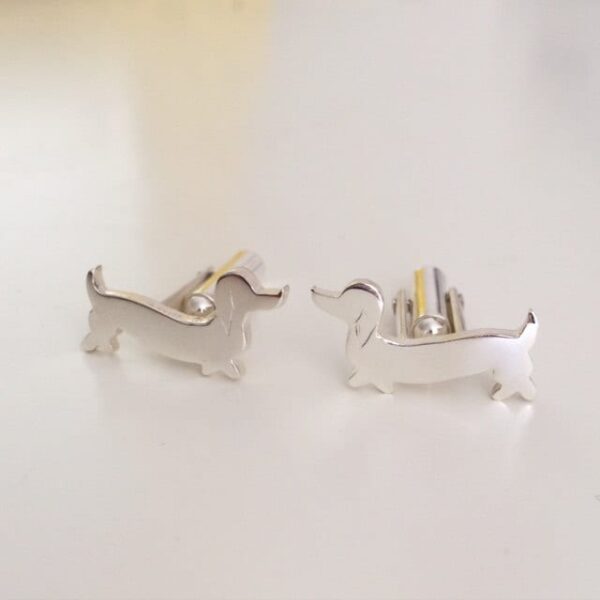 Dachshund cufflinks