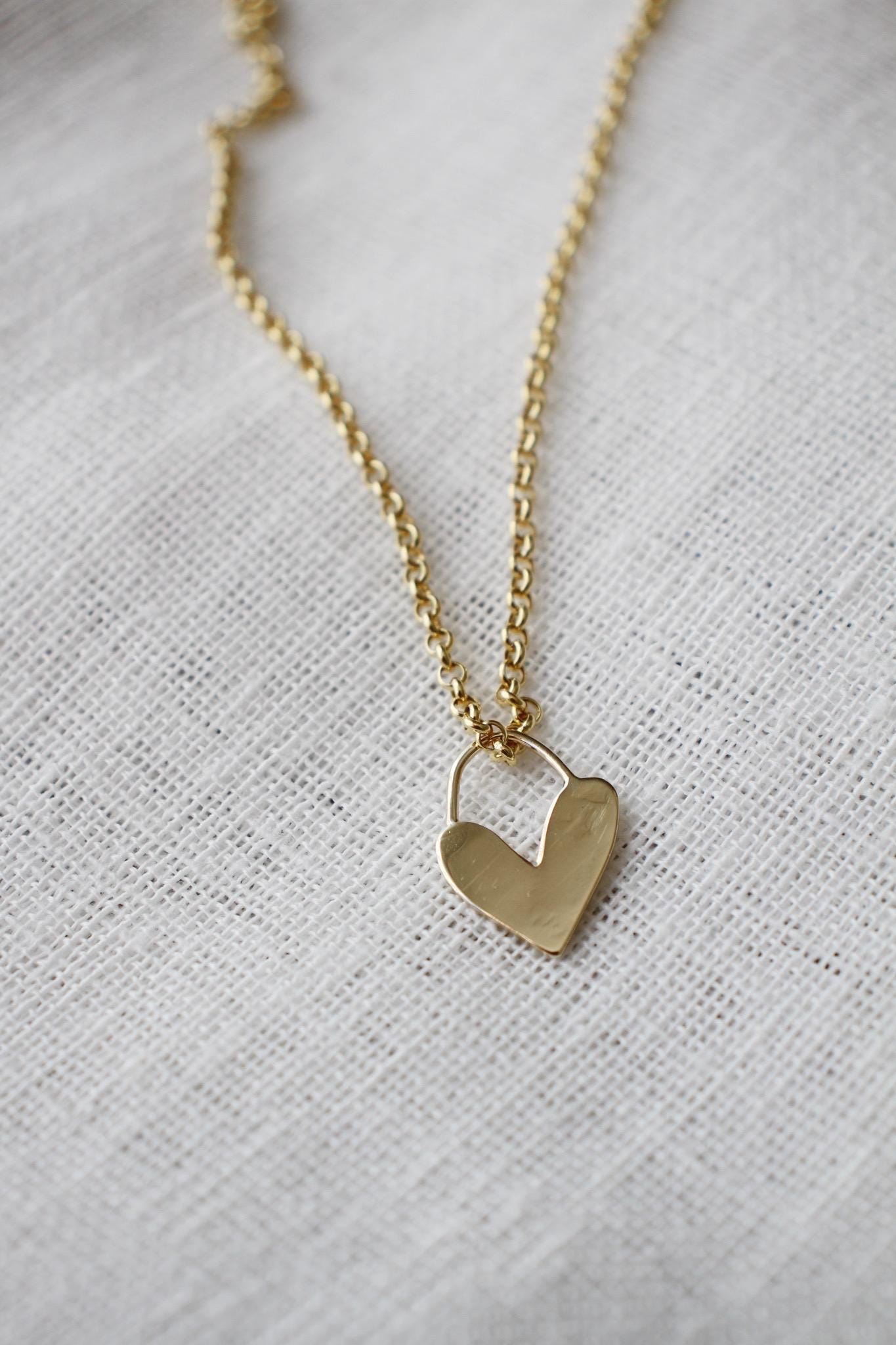 Africa Pendant - textured gold - Image 8