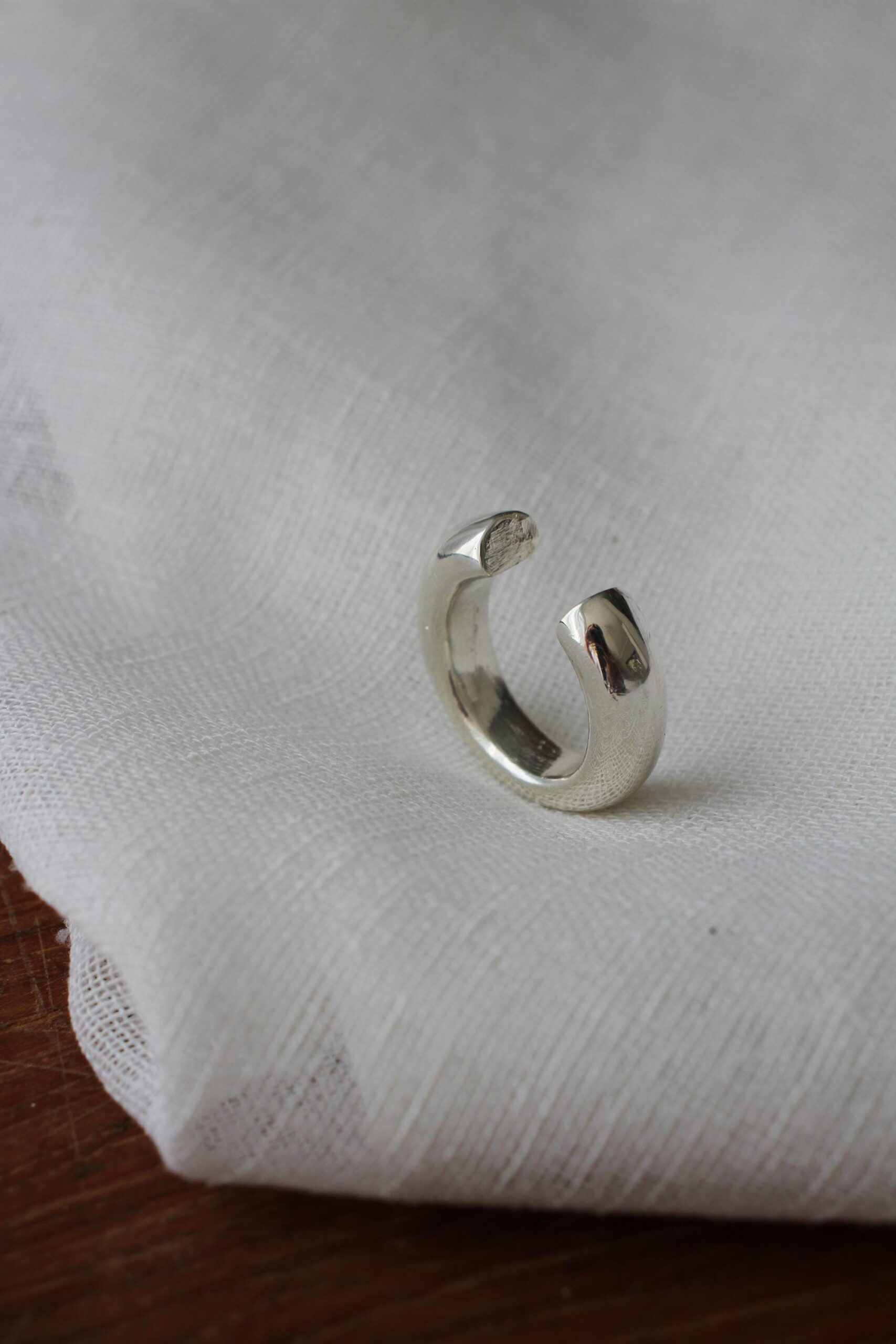 Bold open ring - silver - Image 15