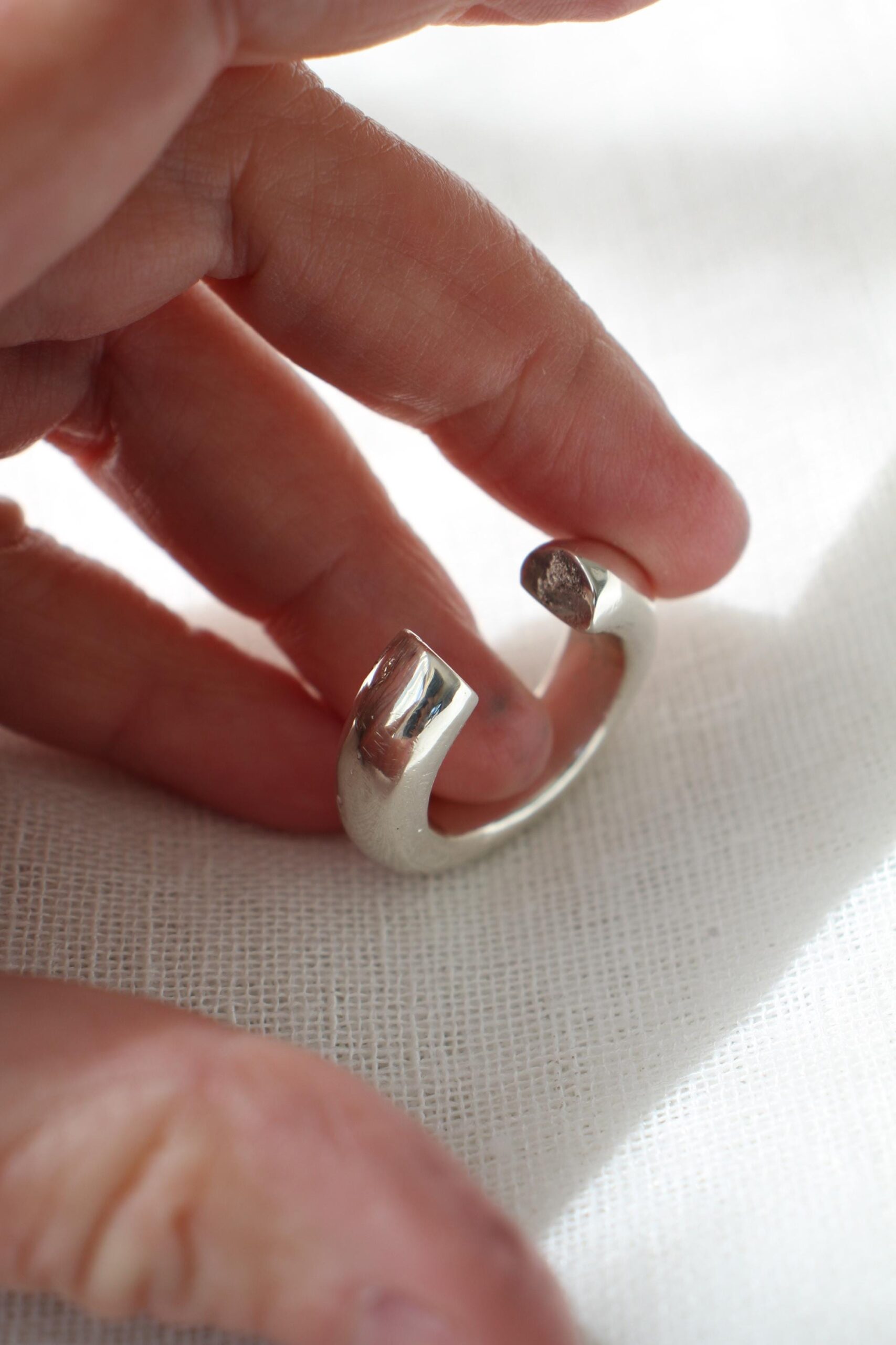 Bold open ring - brass / bronze - Image 7