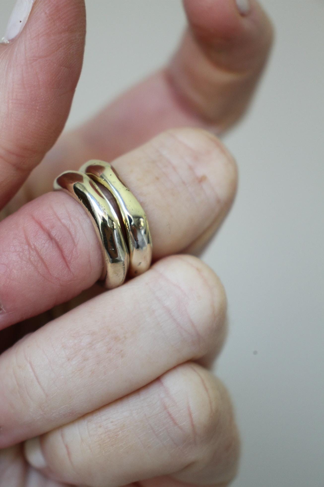 Wavy ring - brass - Image 12