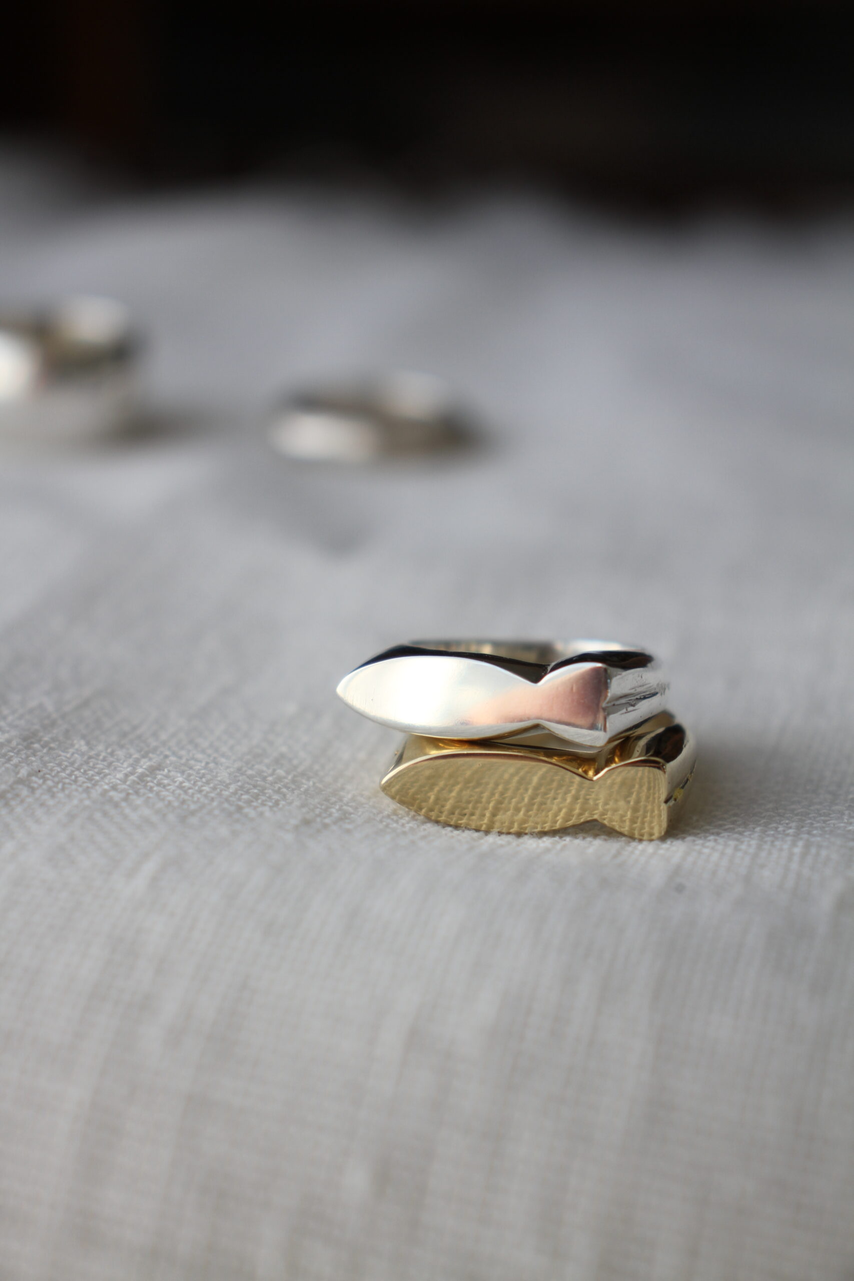 Fish ring - silver - Image 5