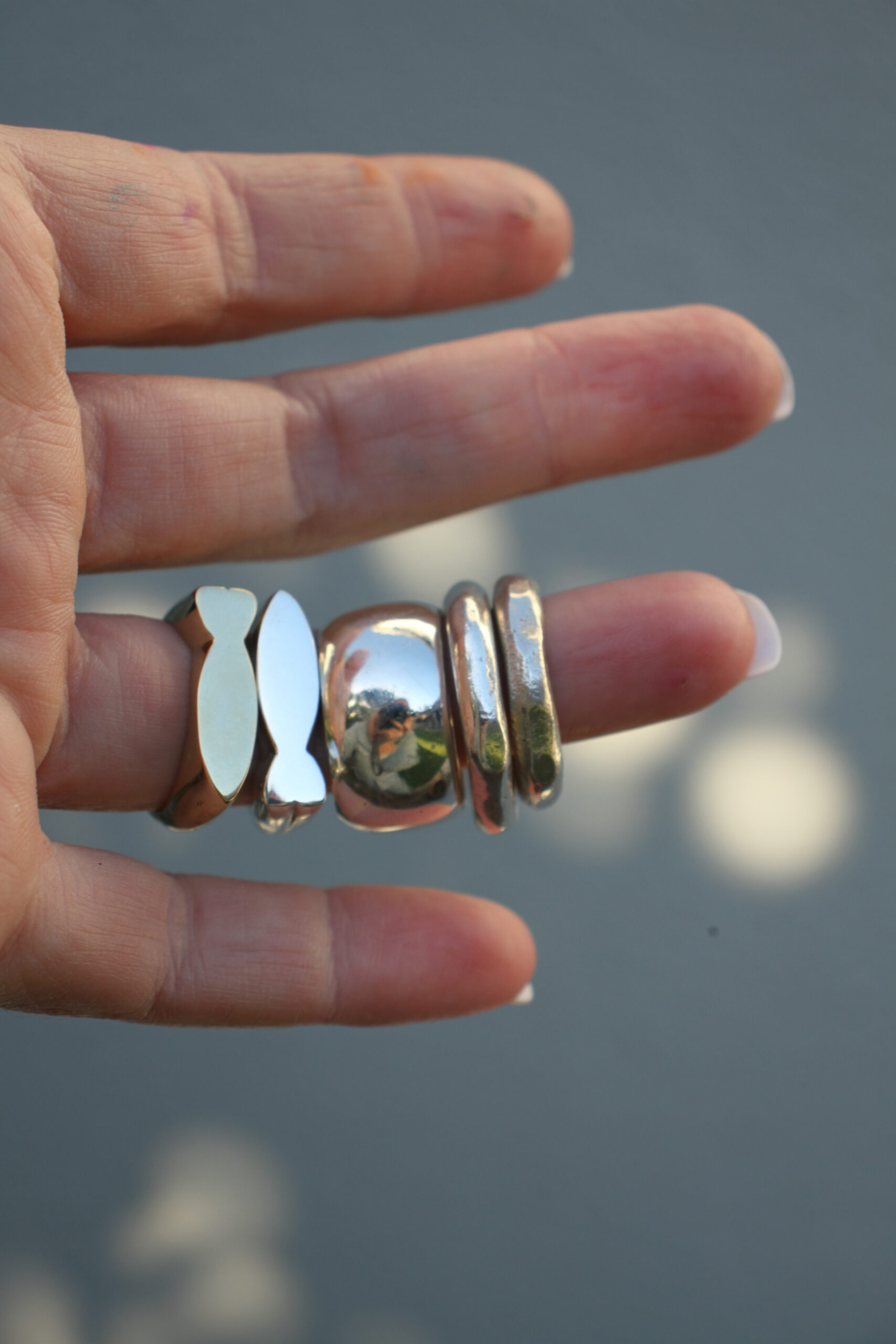 Fish ring - brass - Image 7